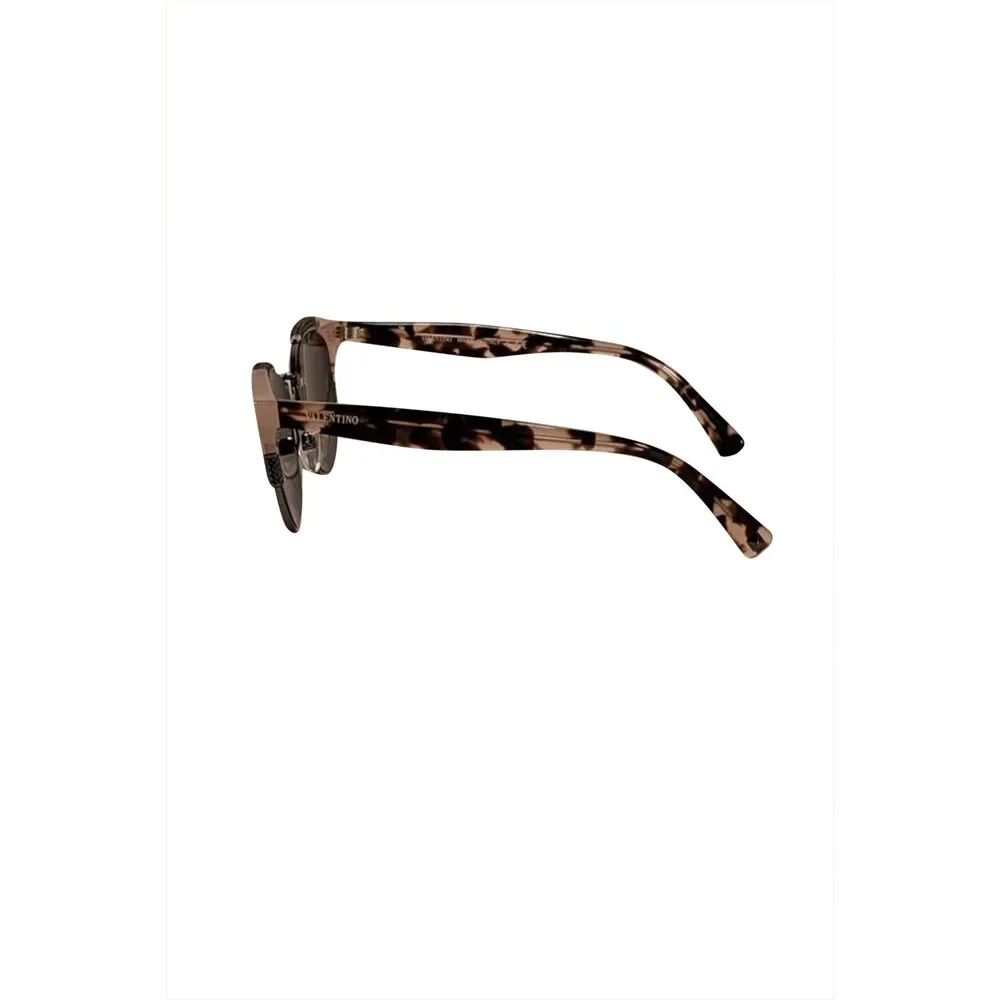 Valentino - Gunmetal Black & Pink Frames w/ Tortoise Leg Sunglasses